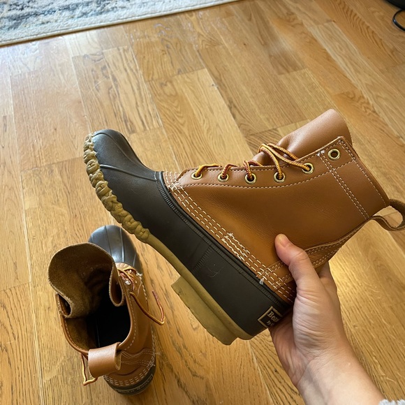 LL Bean Boot (original, women’s size 6) in Tan/Brown - Picture 7 of 10